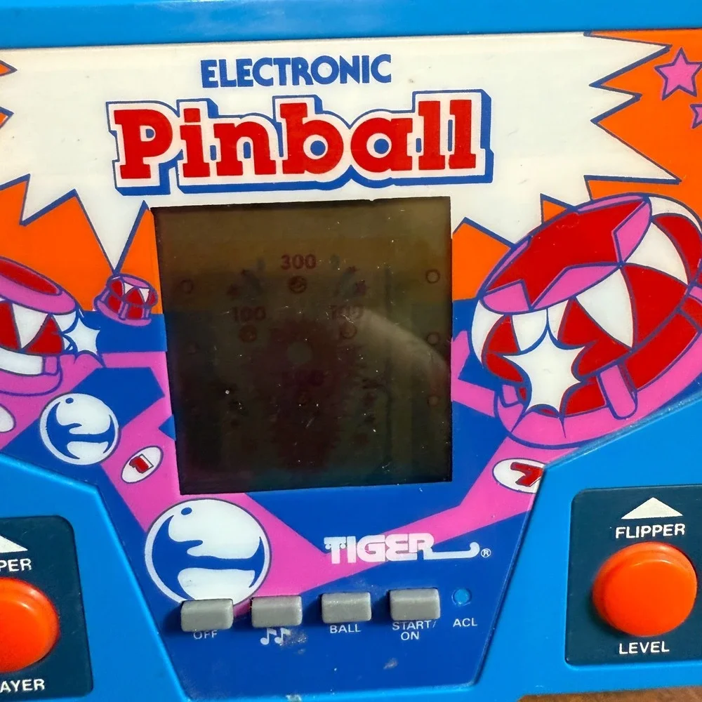 Tiger Electronic‎ Pinball Handheld Video Game Tested Vintage Blue 80's